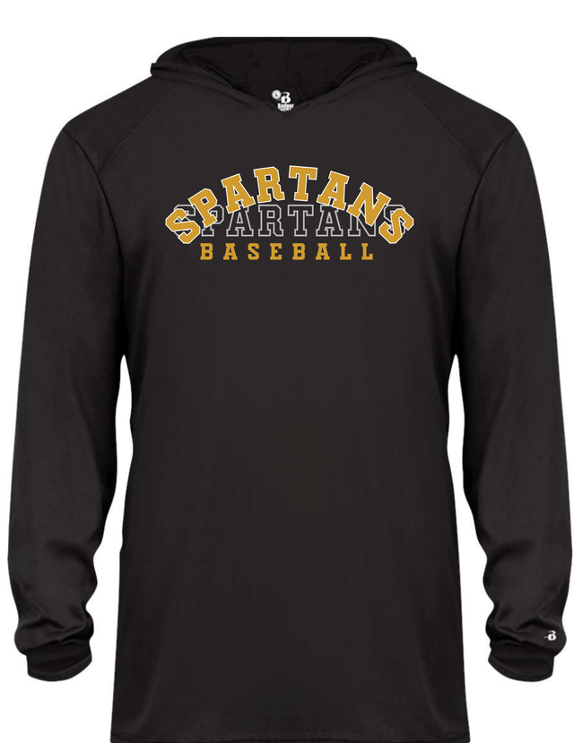 Tampa Spartans Classic Arch Mascot T-Shirt - Black, Medium - Officially Licensed University Of Tampa Gear